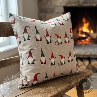 Dekorativna tkanina Linenlook Jolly tomte