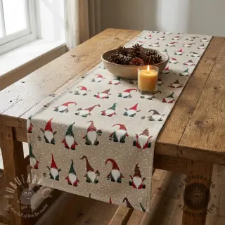 Dekorativna tkanina Linenlook Jolly tomte