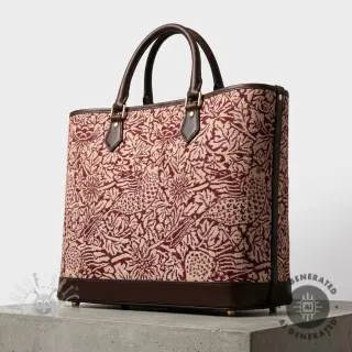 Dekorativna tkanina GOBELIN premium Anemone art craft wine