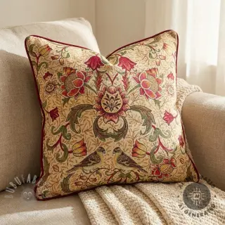 Dekorativna tkanina GOBELIN premium Ornate art craft beige