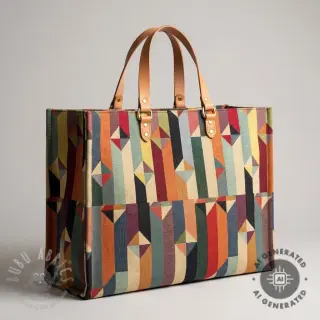 Dekorativna tkanina GOBELIN premium Graphic prism block