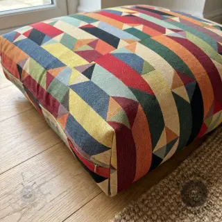 Dekorativna tkanina GOBELIN premium Graphic prism block