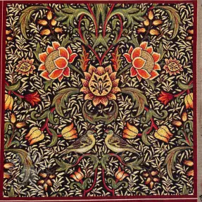 Dekorativna tkanina GOBELIN premium Graceful art craft black PANEL
