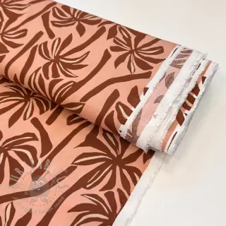 Viskoza RADIANCE Palmtrees peach