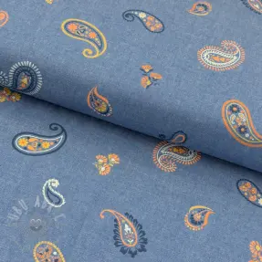Pamuk JEANS Paisley blue shadow