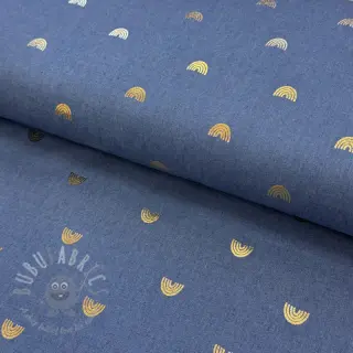 JEANS FOIL Rainbow indigo blue
