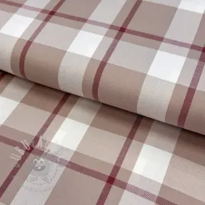 Viskoza YARN DYED Check beige