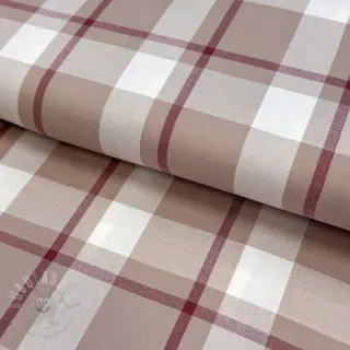 Viskoza YARN DYED Check beige