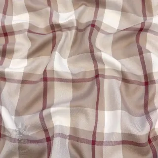 Viskoza YARN DYED Check beige