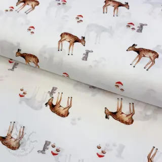 Pamuk Doe white digital print