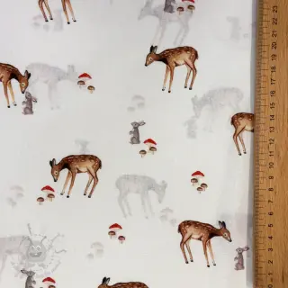 Pamuk Doe white digital print