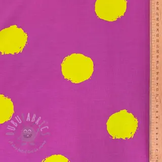 Jersey Big dots fuchsia