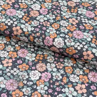 Pamuk Flowers navy ORGANIC