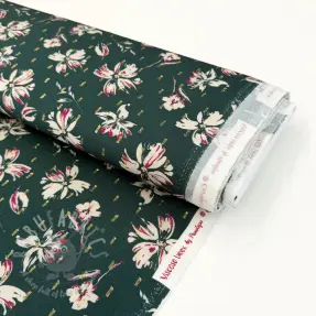 Viskoza LUREX Flowers dark emerald