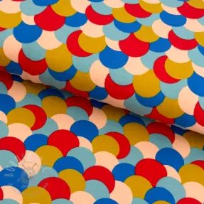 Triko Colourful dots light blue