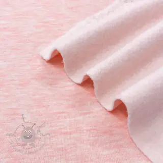 Triko materijal čupav JOGGING rose melange