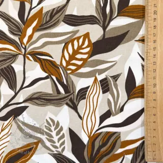 Dekorativna tkanina Leaves taupe