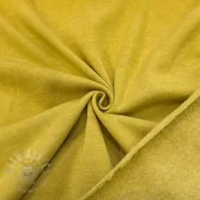 Triko materijal čupav curry melange