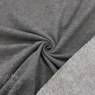 Triko materijal čupav grey melange