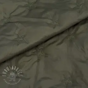 Prošivena tkanina Stars army green