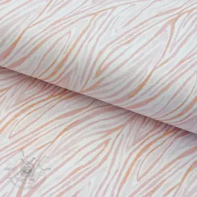 Jersey Animal skin white powder digital print
