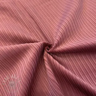 Baršun STRIPE dark rose