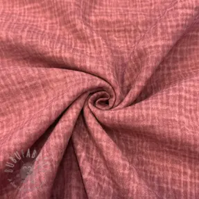 Tetra Tkanina/Muslin STONE WASHED light rose
