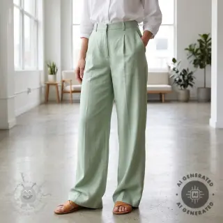 TENCEL s lanom mint