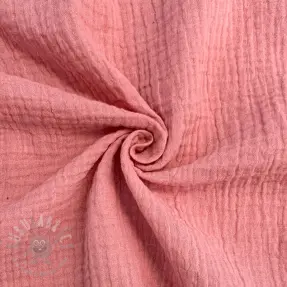 Tetra Tkanina/Muslin soft rose ORGANIC