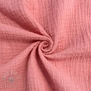 Tetra Tkanina/Muslin soft rose ORGANIC