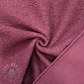 Fleece TEDDY DOUBLE SIDED rouge