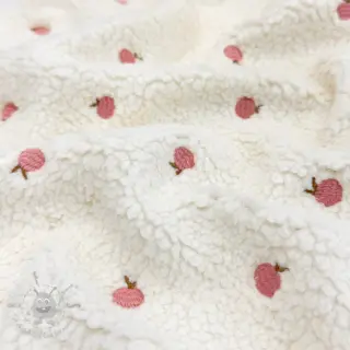 Tkanina za kapute TEDDY JACQUARD EMBROIDERY Patches