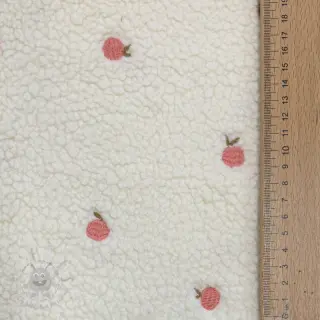 Tkanina za kapute TEDDY JACQUARD EMBROIDERY Patches