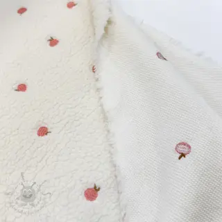 Tkanina za kapute TEDDY JACQUARD EMBROIDERY Patches