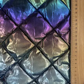 Prošivena tkanina FOIL Rainbow multi