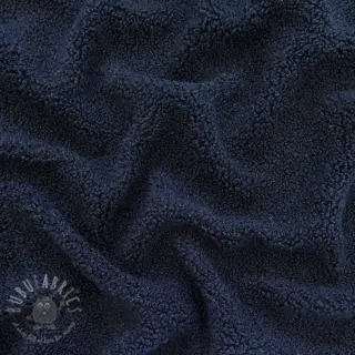Tkanina za kapute TEDDY navy
