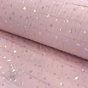 Prošivena tkanina FOIL Hearts