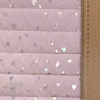 Prošivena tkanina FOIL Hearts