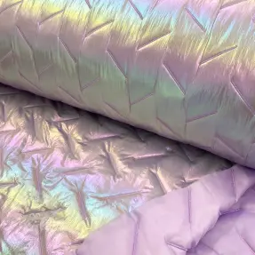 Prošivena tkanina Stepped foil light lilac