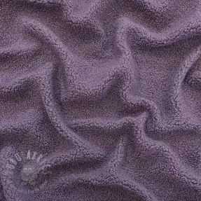 Tkanina za kapute TEDDY purple