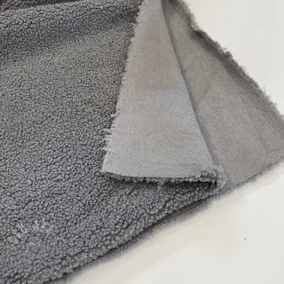 Tkanina za kapute TEDDY grey