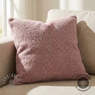 Tkanina za kapute TEDDY dark powder