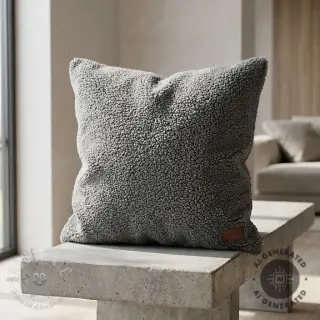 Tkanina za kapute TEDDY grey