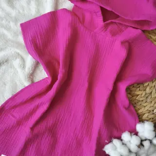 Tetra Tkanina/Muslin fuchsia
