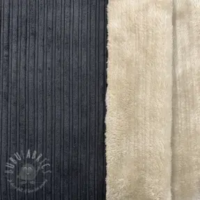 Rastezljivi baršun Cofur fleece black