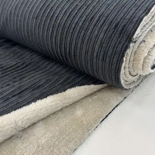 Rastezljivi baršun Cofur fleece black