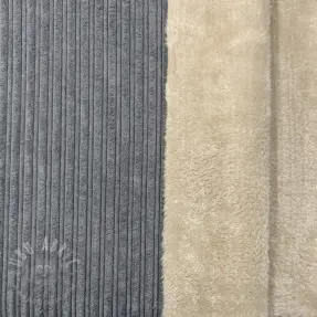 Rastezljivi baršun Cofur fleece grey