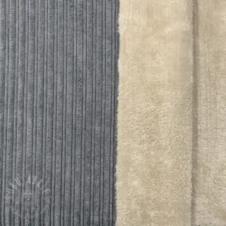 Rastezljivi baršun Cofur fleece grey