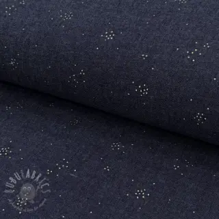 Pamuk JEANS Glitter small dots