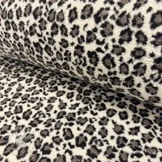 Tkanina za kapute TEDDY JACQUARD Animal skin brown